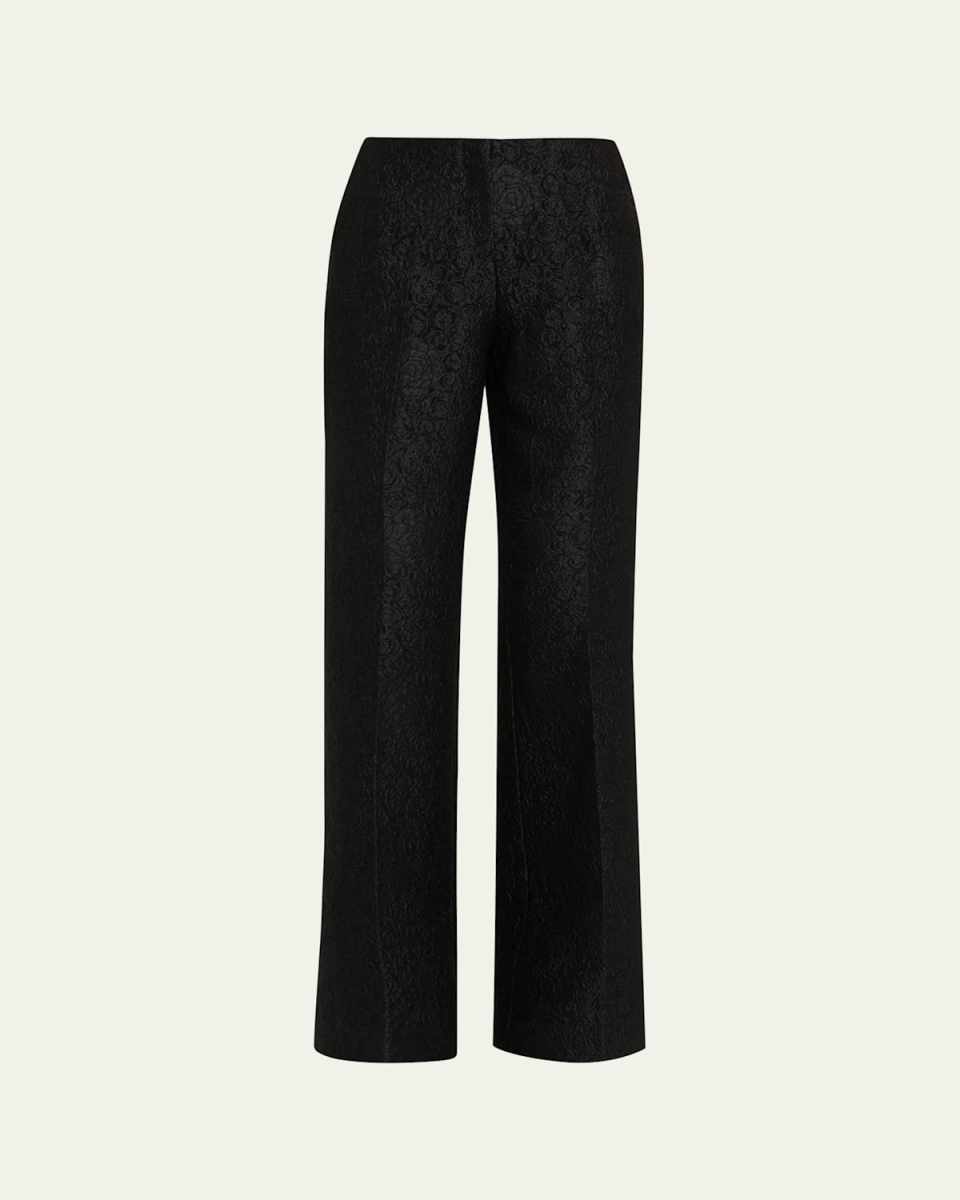 Flute-B Rose Brocade Trousers